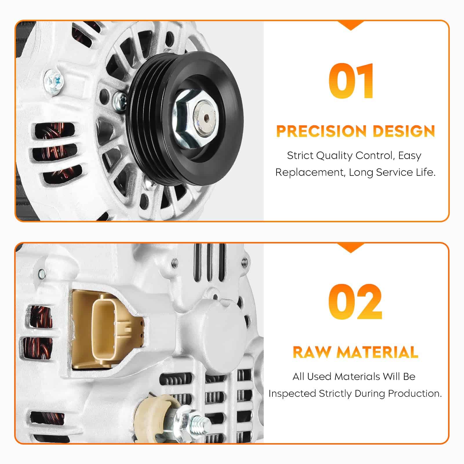 Alternador para Mitsubishi Lancer 2.0L 2005 2006 2007, - Imagen 5