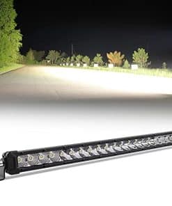 Barra de luz LED de 22 pulgadas, Luz de carretera de una