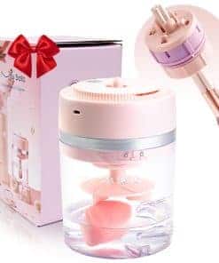 Limpiador y Secador de Brochas de Maquillaje Eléctrico,