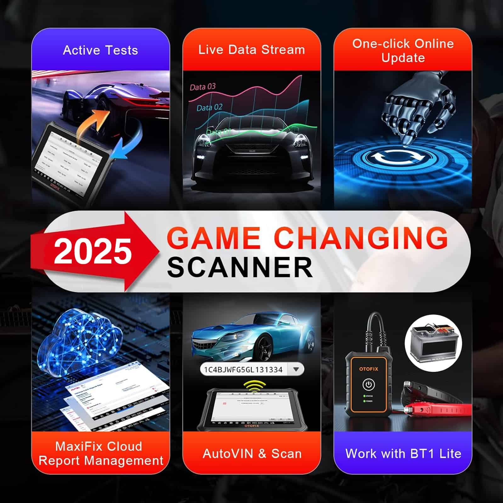 OTOFIX D1 Lite 2025 Escáner Bidireccional, 2 Años de - Imagen 8