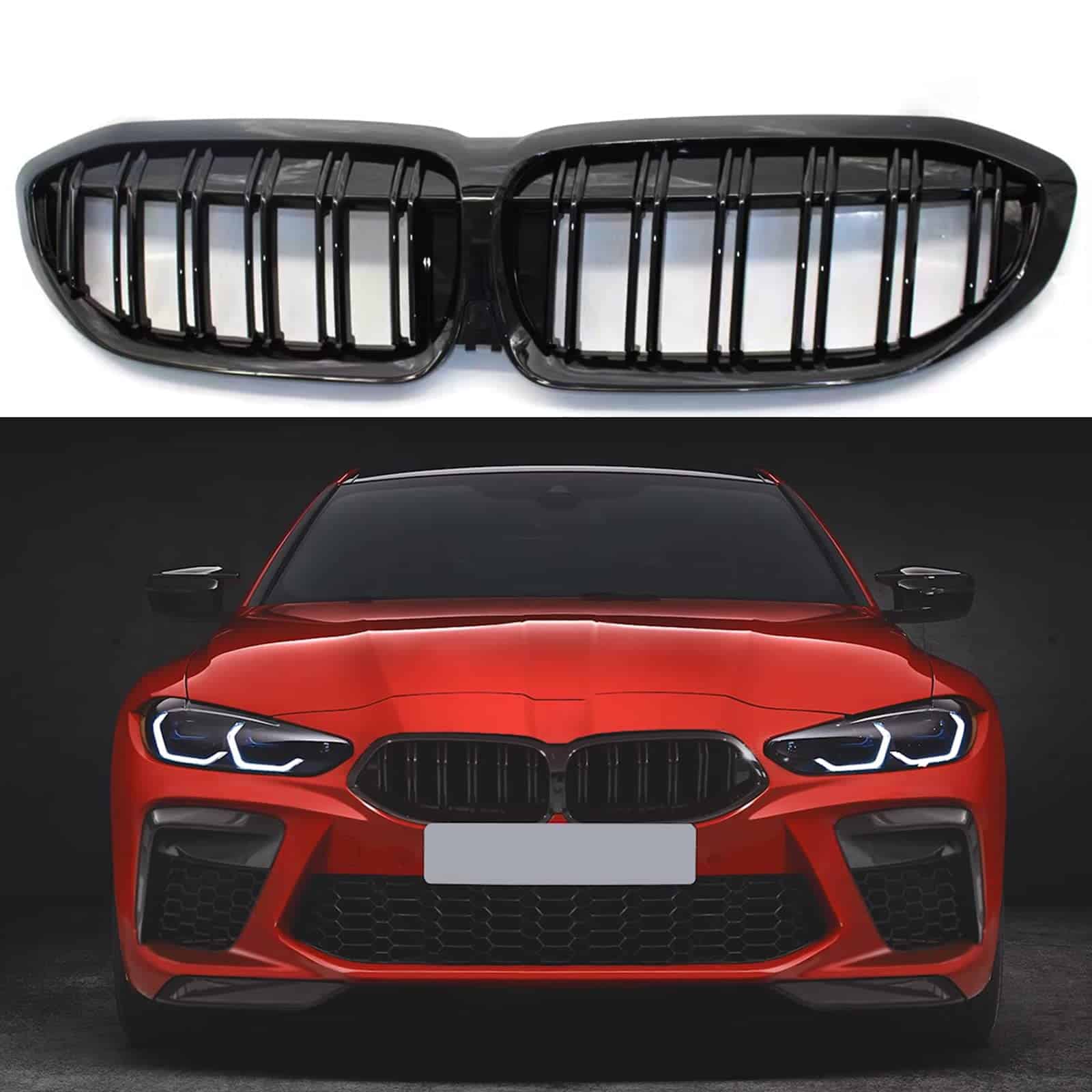 Parrilla Delantera G20 G21 Compatible con BMW 3 Series