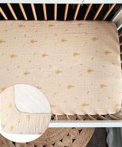 Sábana ajustable para cuna 100% algodón orgánico | 28" x