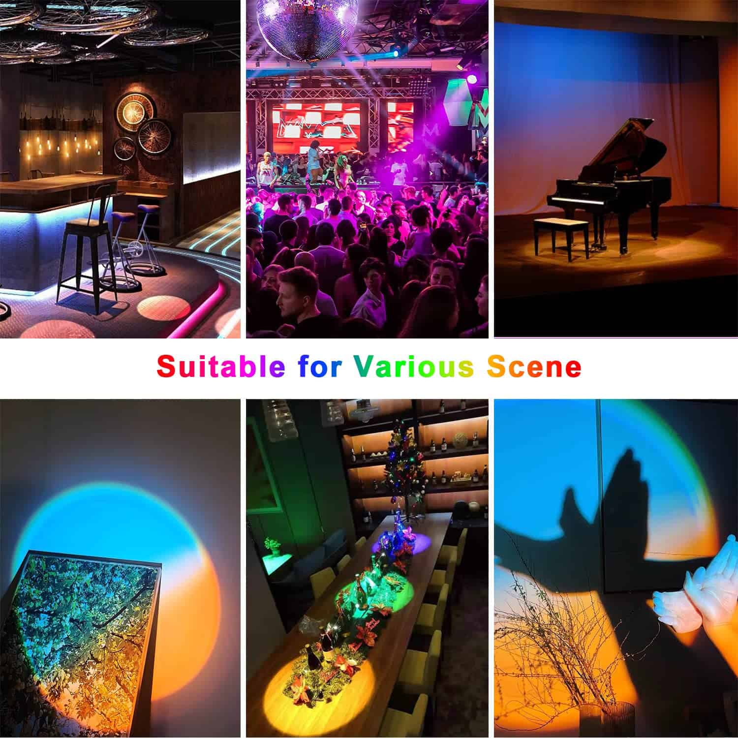 Luces Pinspot, OHiHi Enfoque Manual 18W Luz de Punto LED, - Imagen 7