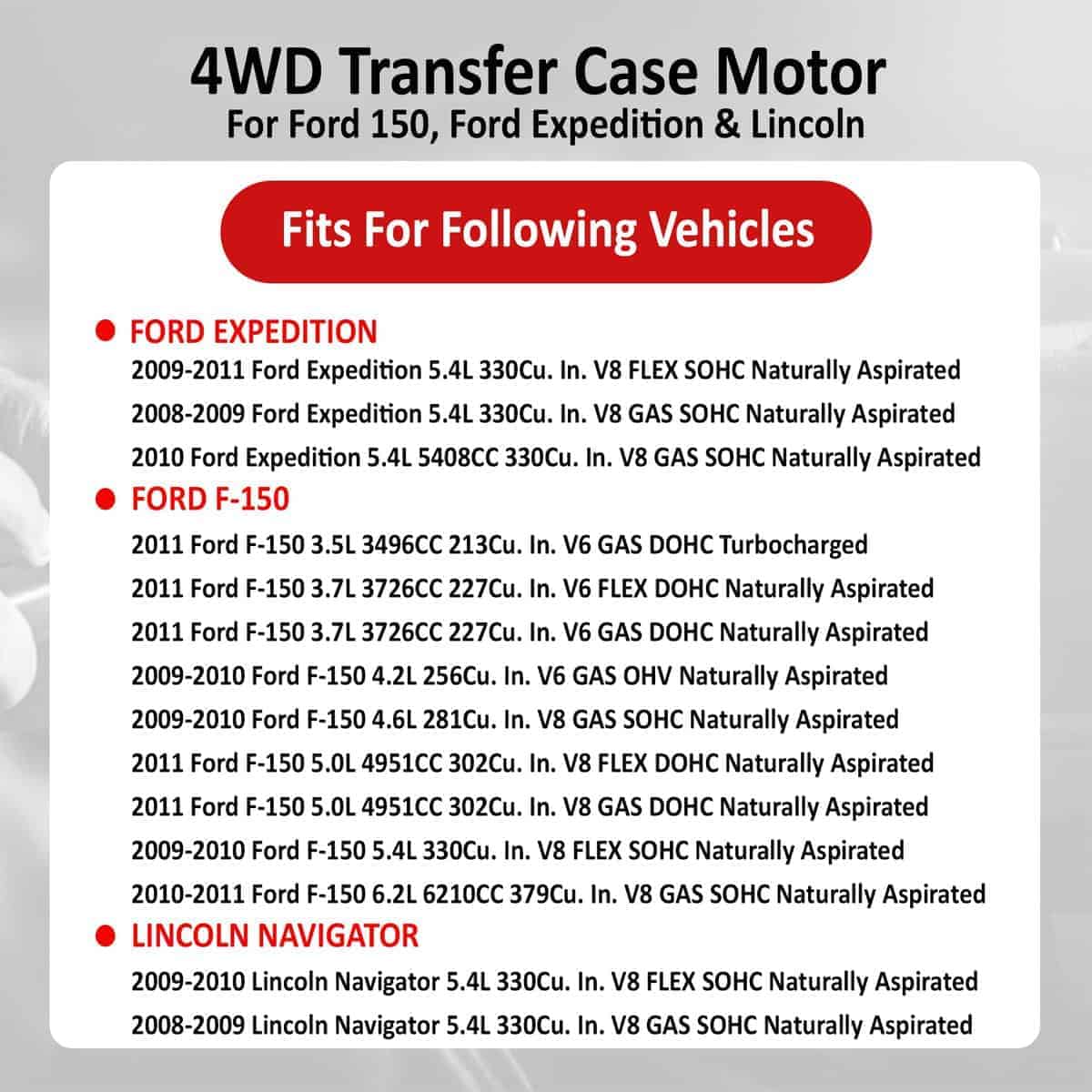 Motor de la caja de transferencia Beastrone AUTO PARTS - Imagen 5