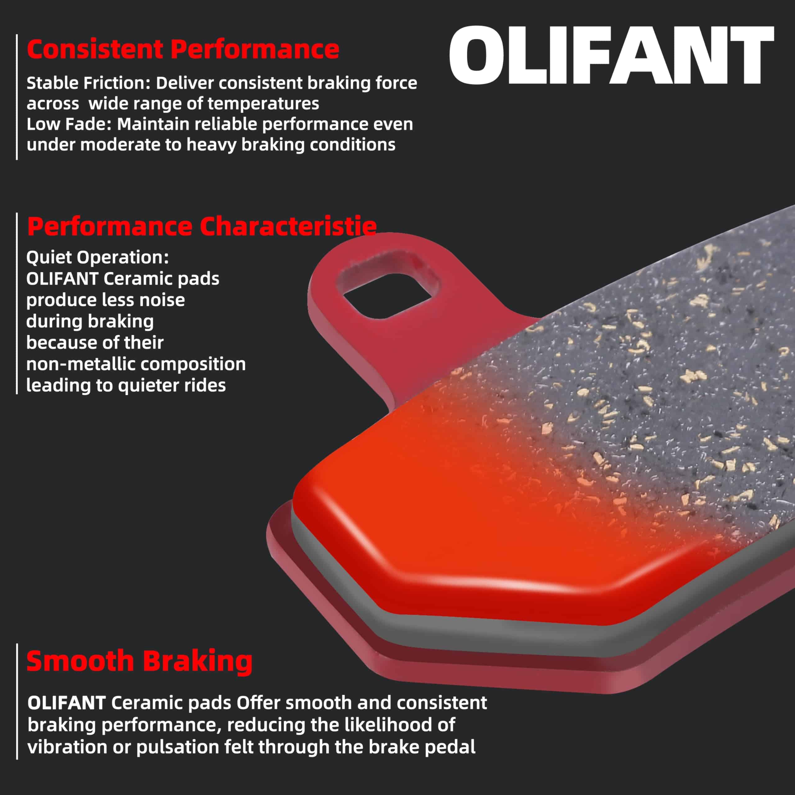 Pastillas de Freno Delanteras y Traseras para -1-HL4-A01 - Imagen 4