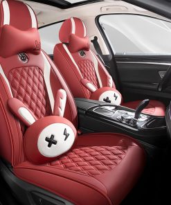 Juego de fundas de asientos para automóvil BBKVF Cute