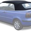 Cubierta Convertible de Tela Negra de Reemplazo para VW