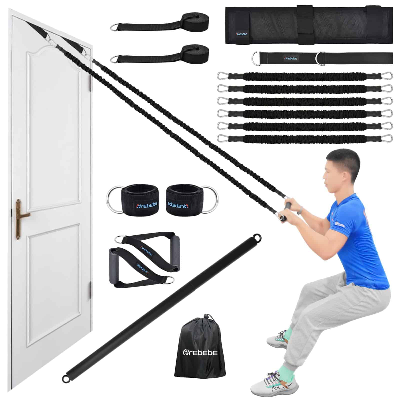 Correa de Anclaje de Puerta Brebebe para Ejercicio de