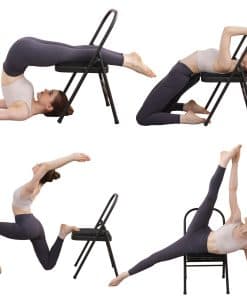 BODYRHYTHM Silla Auxiliar de Yoga con Soporte Lumbar para