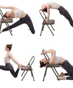 Silla Auxiliar de Yoga BODYRHYTHM con Soporte Lumbar para
