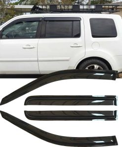 Deebior 4pcs Originales Deflectores de Lluvia para Ventanas