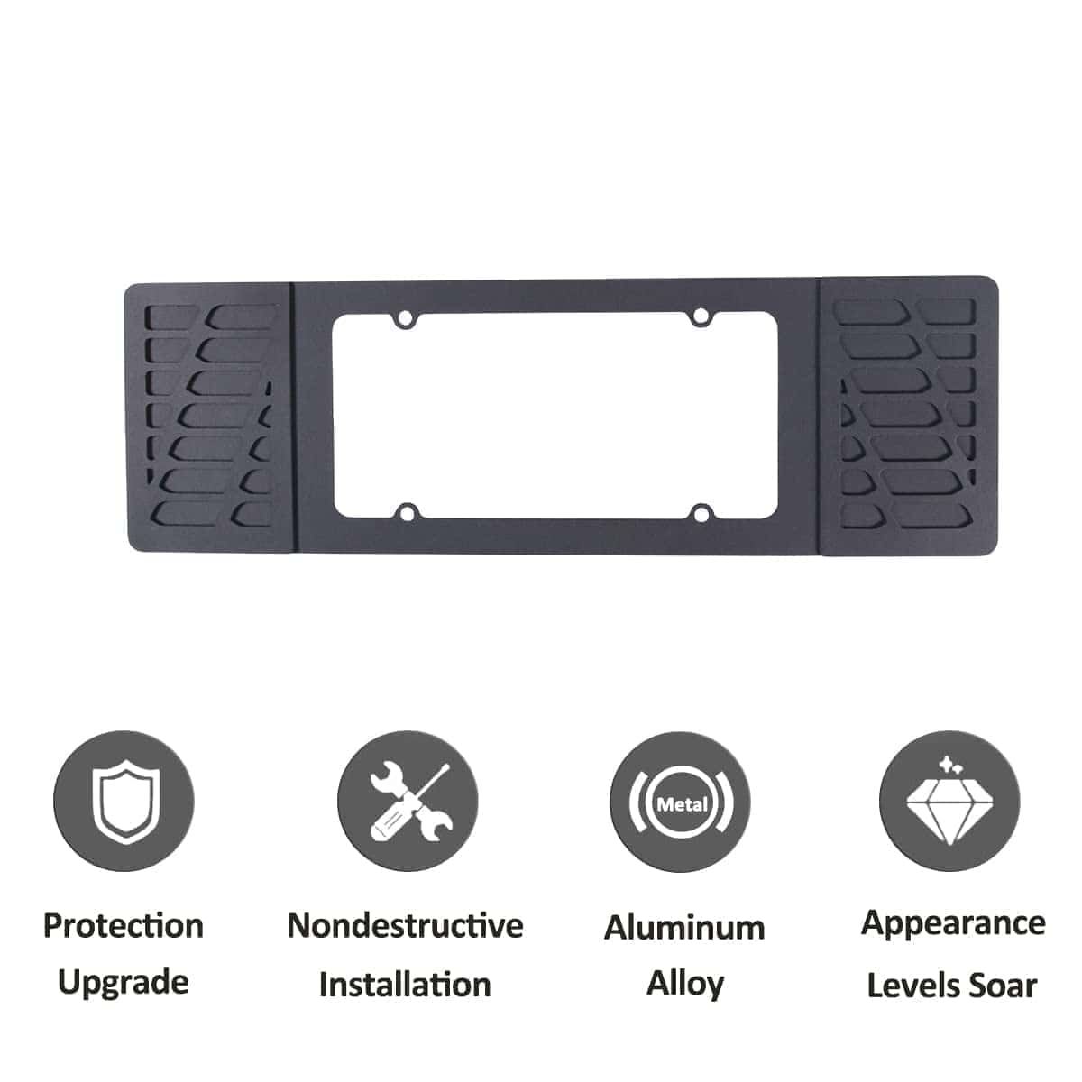 Conjunto de Cubierta de placa de matrícula de Aleación de - Imagen 8