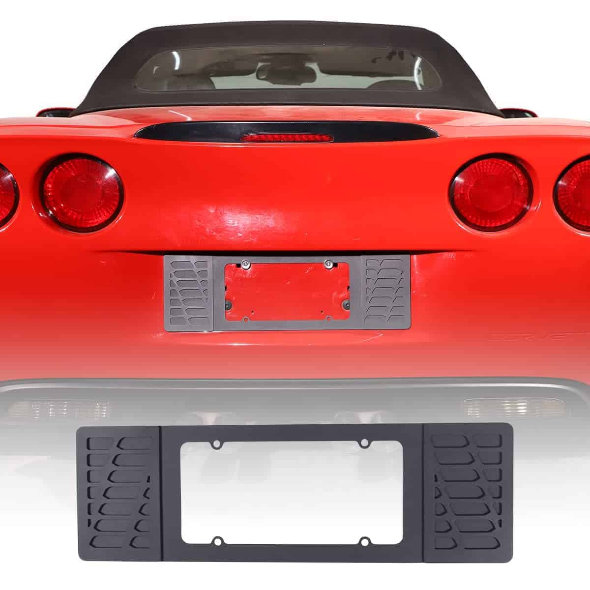 Conjunto de Cubierta de placa de matrícula de Aleación de