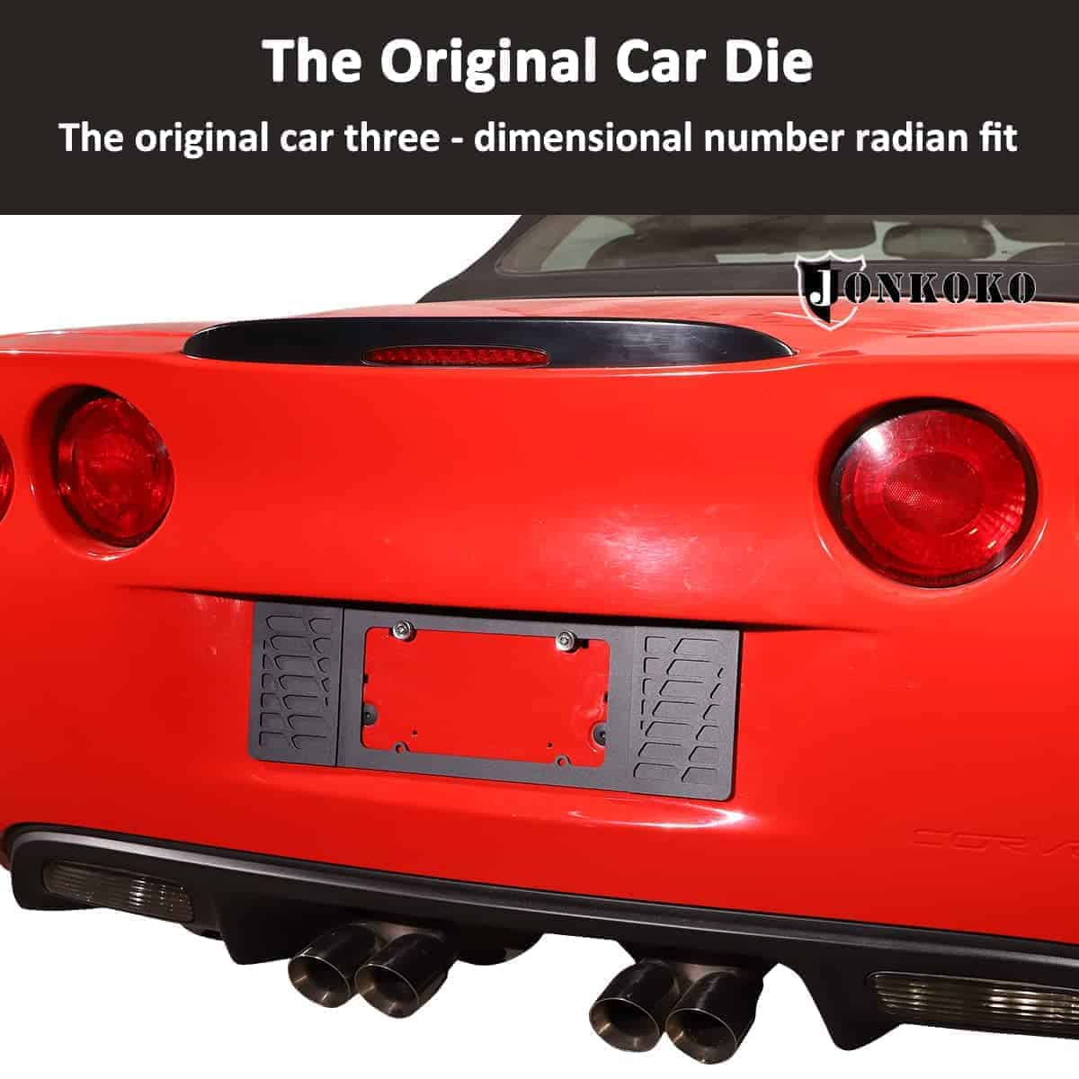 Conjunto de Cubierta de placa de matrícula de Aleación de - Imagen 4