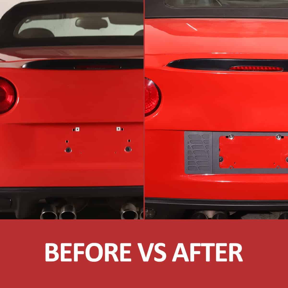 Conjunto de Cubierta de placa de matrícula de Aleación de - Imagen 3