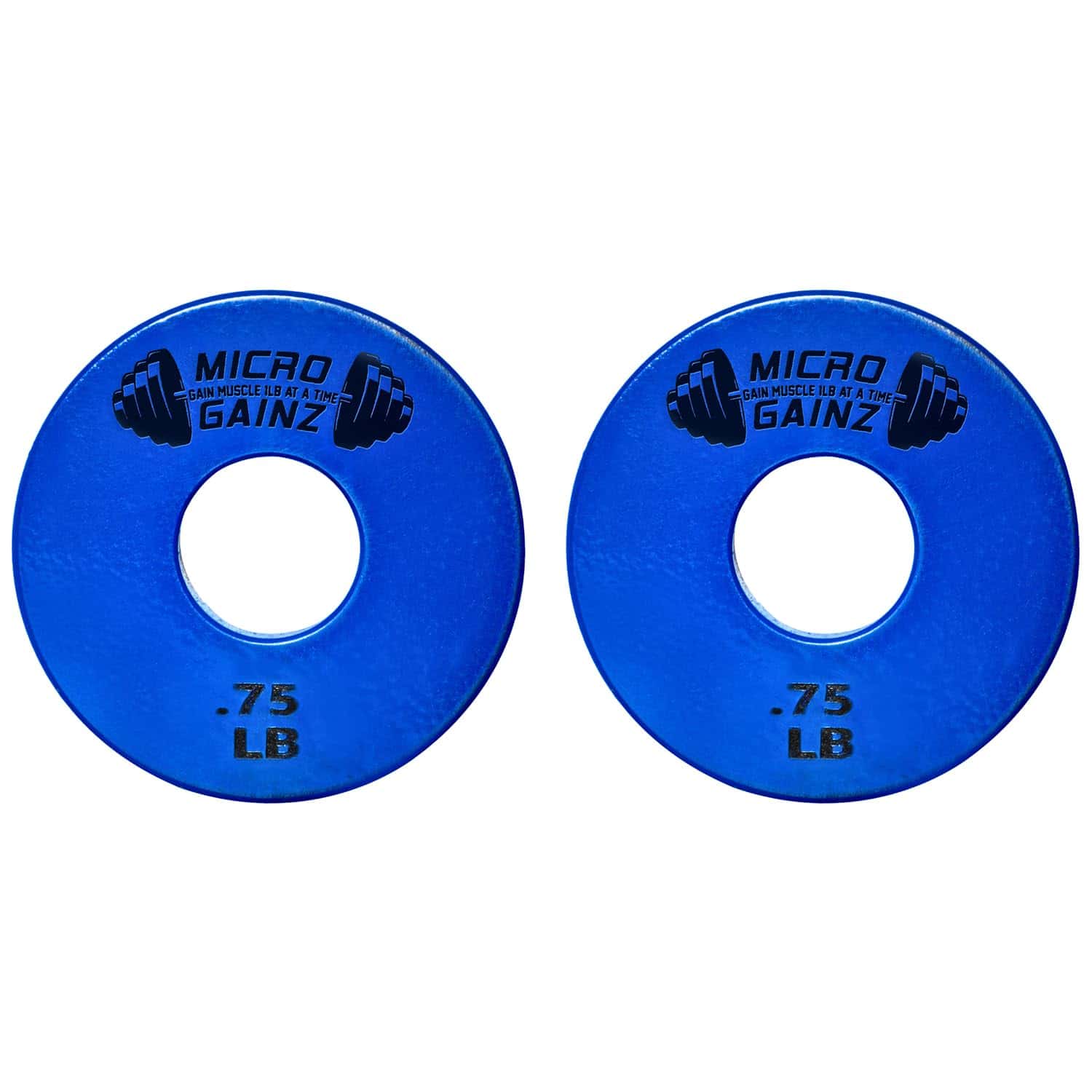 Placas de peso estándar Micro Gainz con agujero central