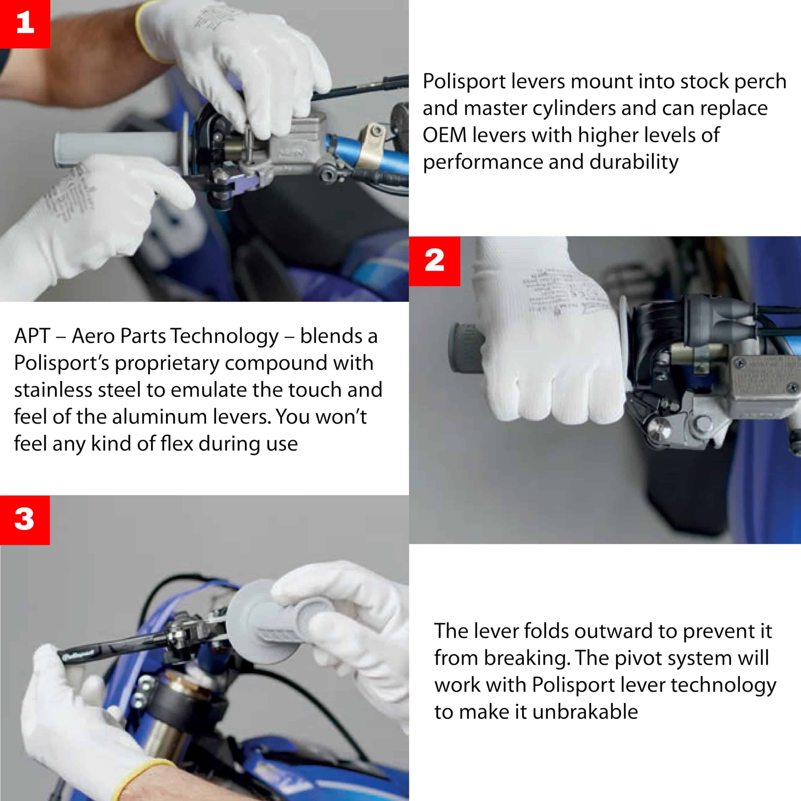 Palancas Polisport Pivot Unbreakable con Tecnología APT - - Imagen 9