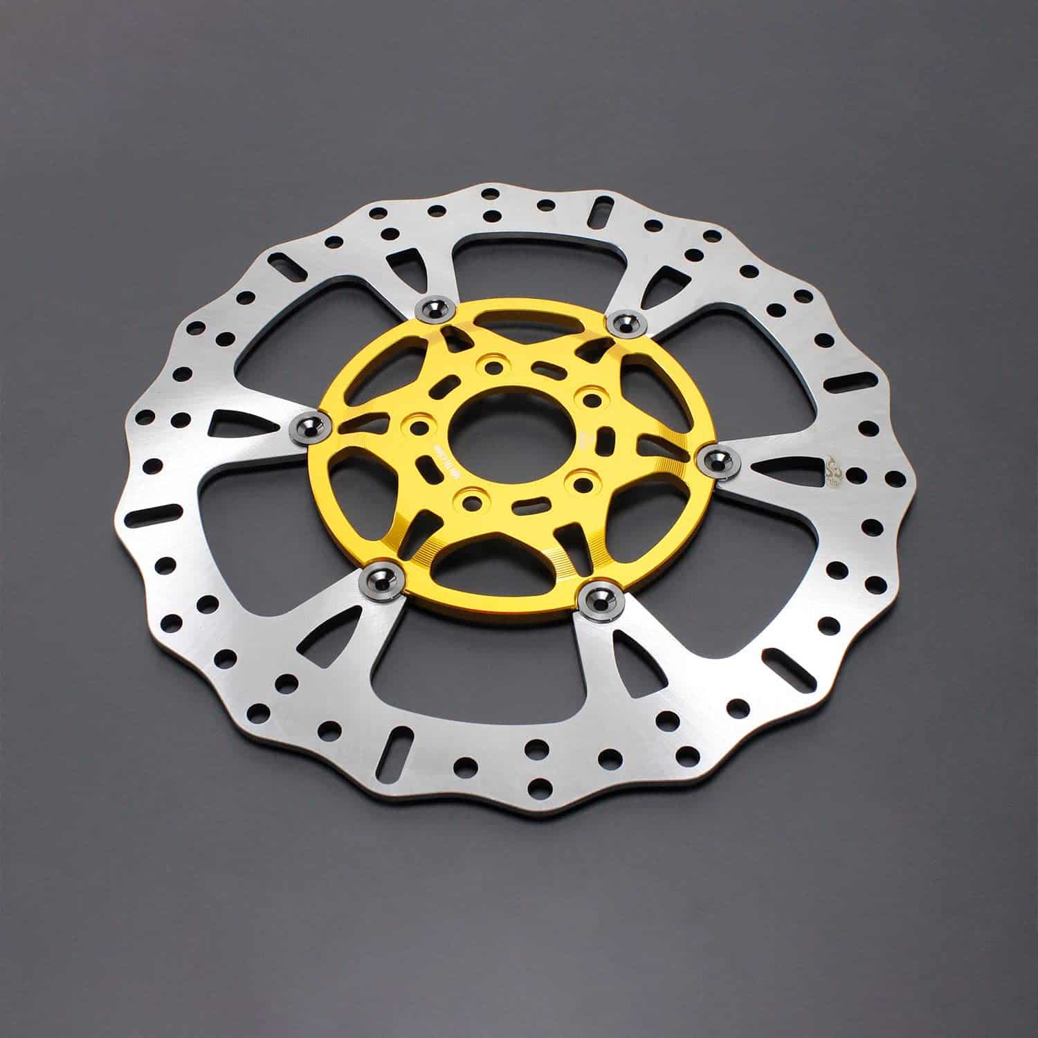 POWER JAMES 14.0" Disco de Freno Delantero Grande Rojo Oro - Imagen 4