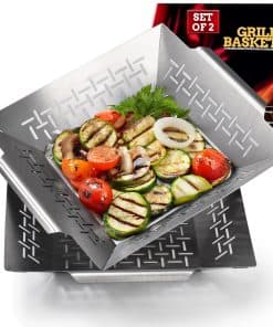 Juego de 2 canastas para parrilla de verduras Mountain