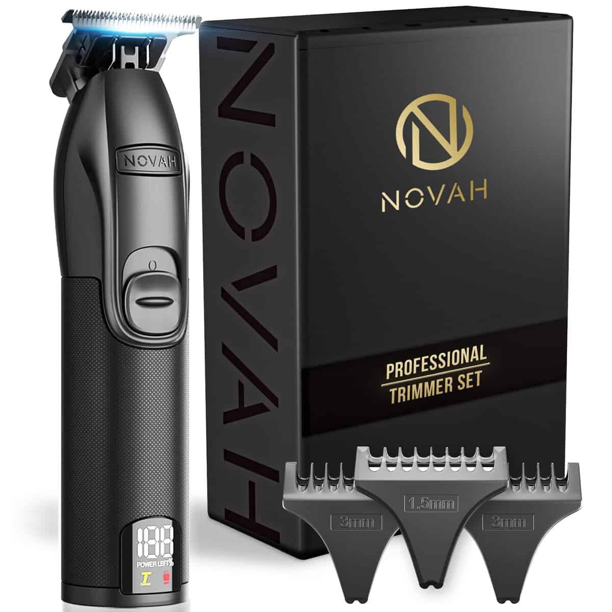 Cortadora de Pelo Profesional NOVAH Grooming para Hombres,
