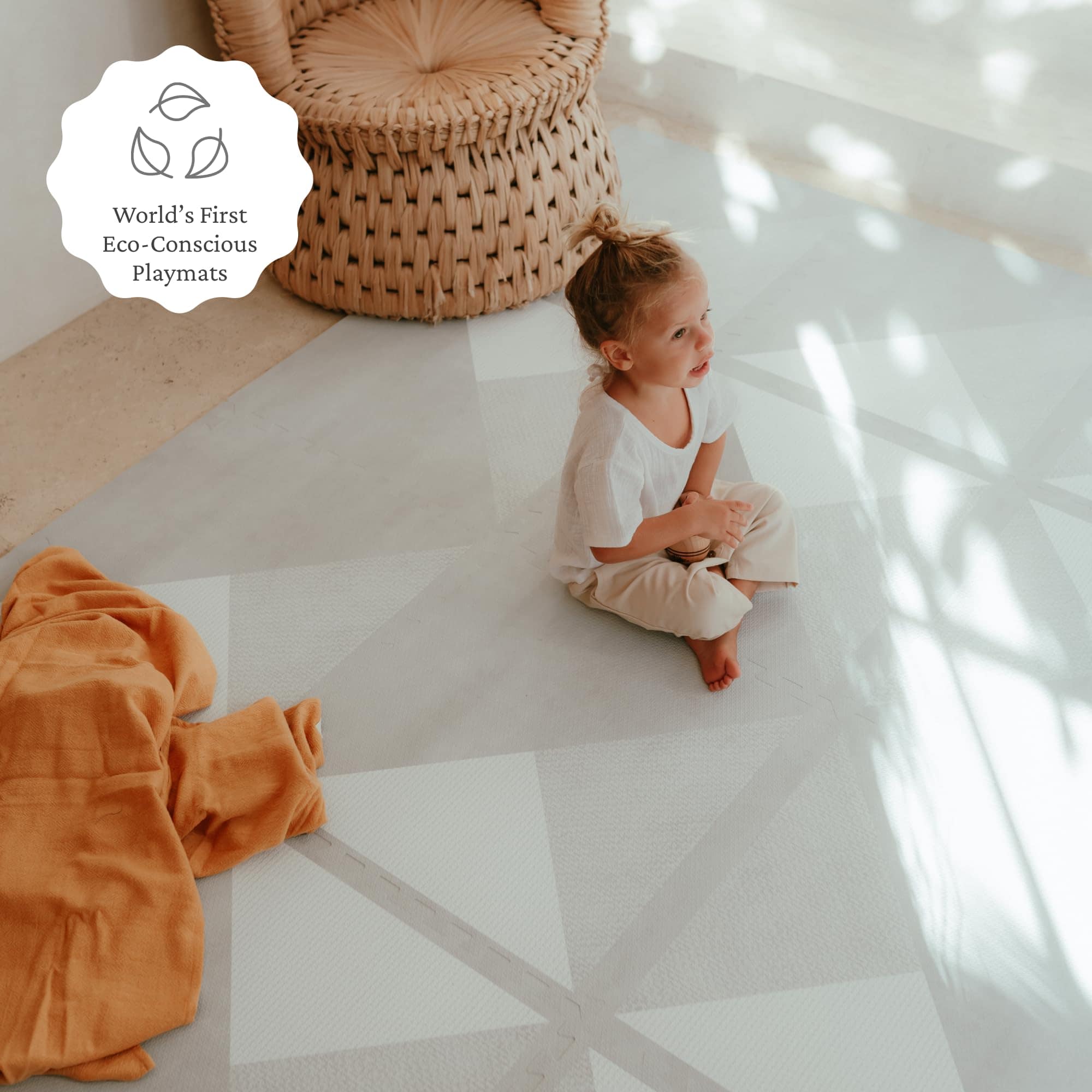 Tapete de juego Toddlekind - Tapete de espuma -Gris suave - Imagen 9