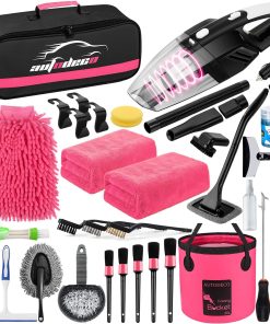 Kit de Limpieza de 41 Piezas para Automóviles AUTODECO, Kit