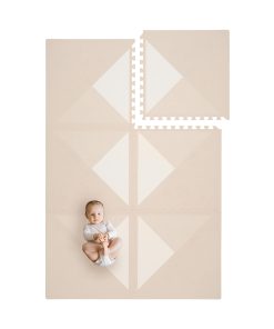 Tapete de juego Toddlekind - Tapete de espuma -Café Suave