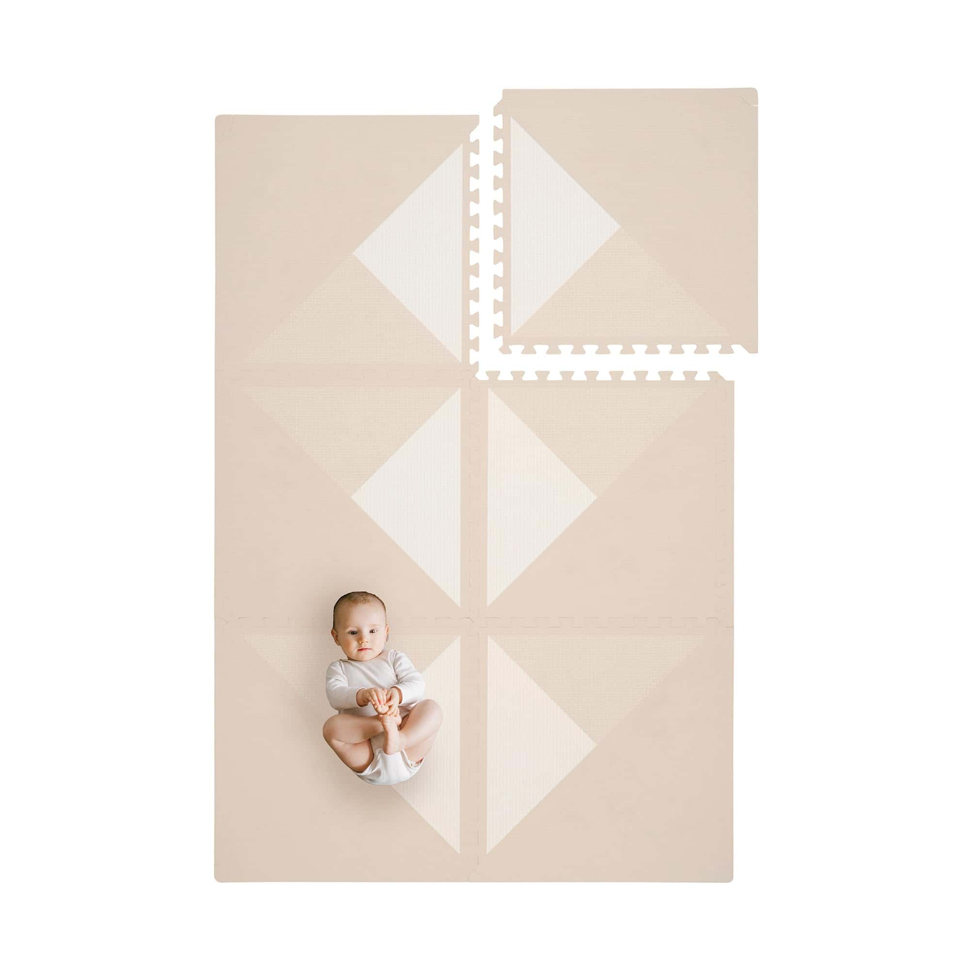 Tapete de juego Toddlekind - Tapete de espuma -Café Suave