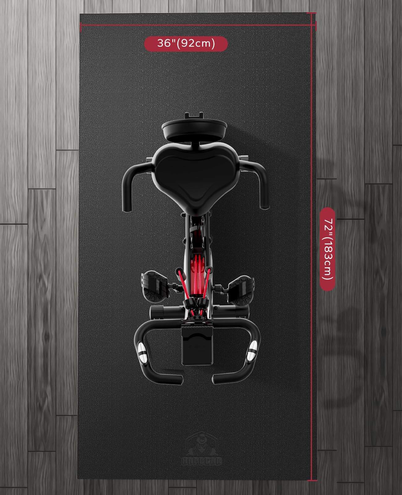 Tapete de Equipamiento para Ejercicio HAPBEAR, Debajo de - Imagen 3