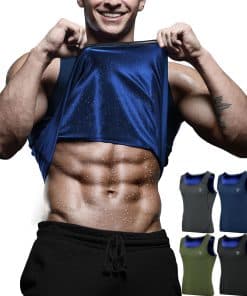 Chaleco de Sauna para Hombres RDX, Camiseta de -Azul Marino