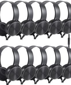 Paquete de 10 auriculares Wensdo con micrófono para niños