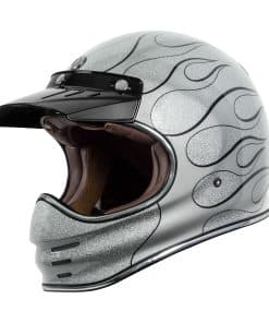 TORC Casco de moto integral clásico Retro T3 para adultos