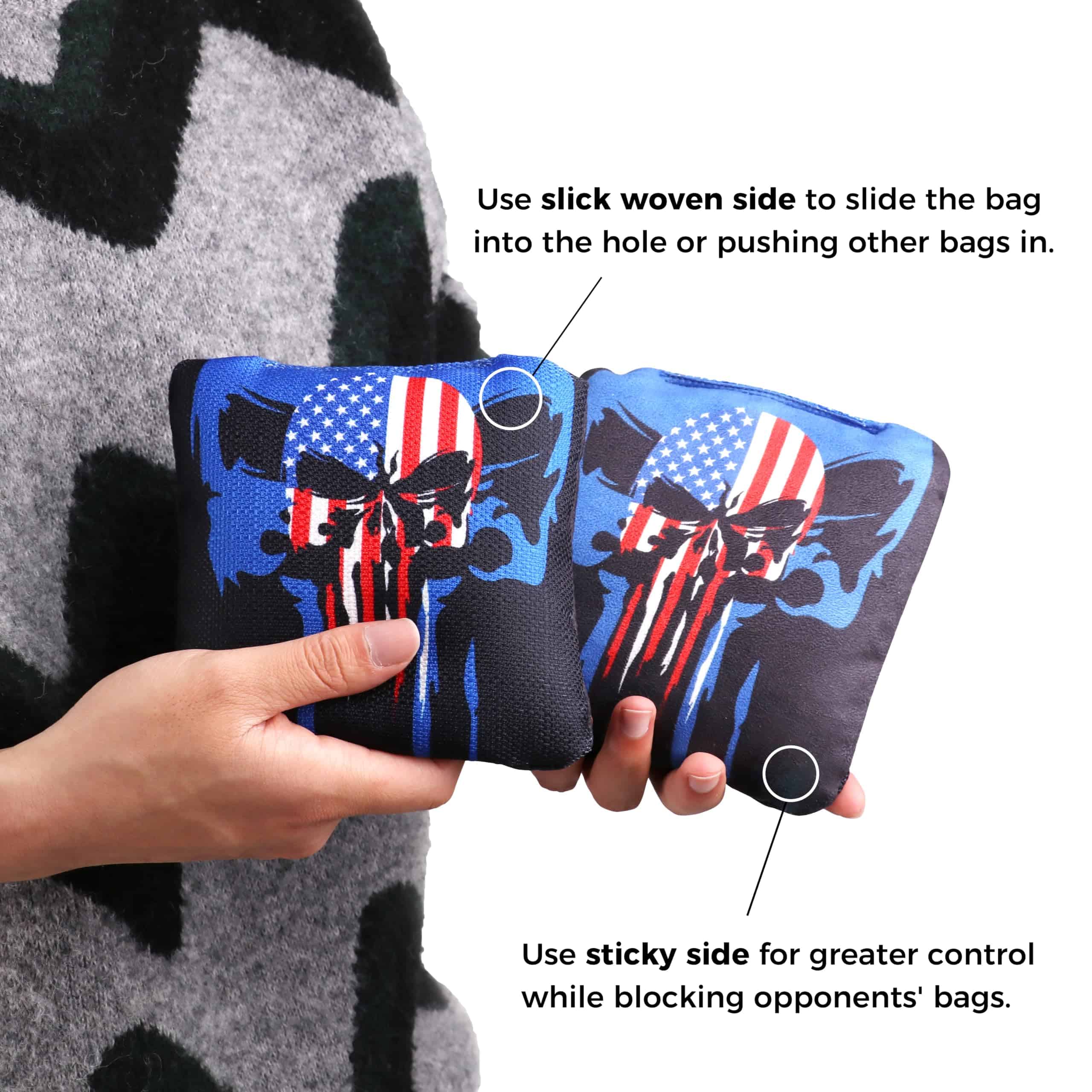 Juego de Bolsas de Maíz JST GAMEZ Profesional de Doble Cara - Imagen 6