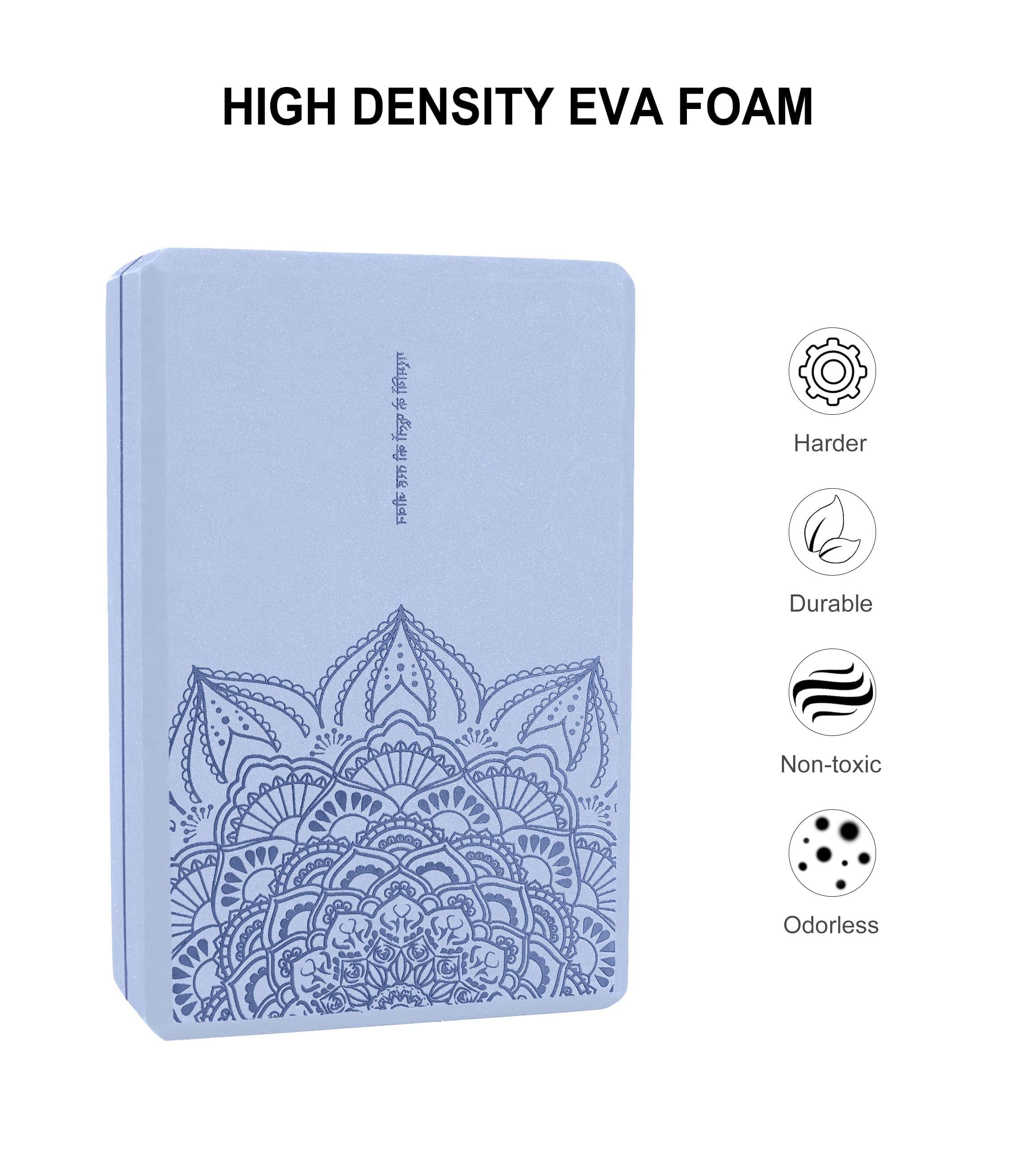 Bloques de Yoga nuveti Juego de 2, Bloque de Espuma de Alta - Imagen 4