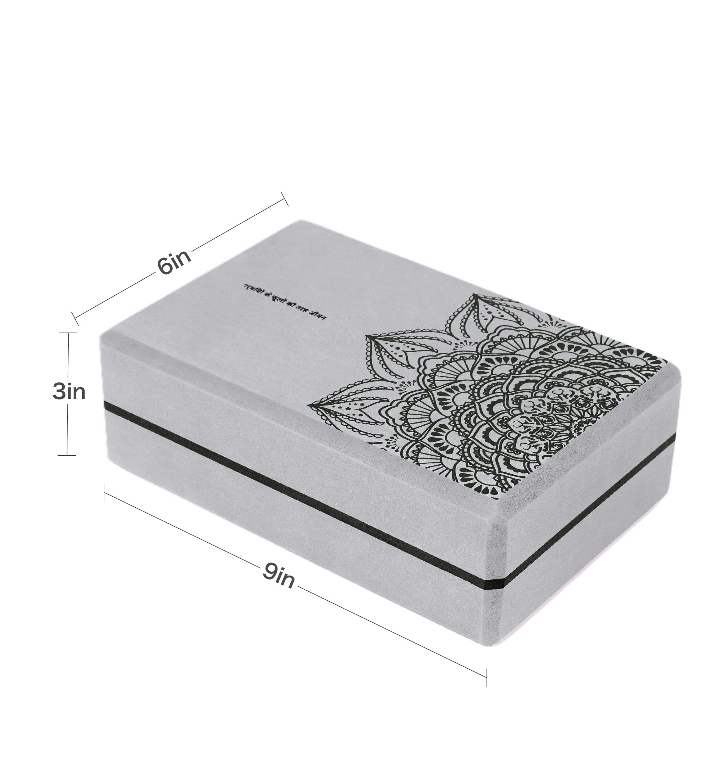 Set de 2 Bloques de Yoga nuveti, Bloques de -Grey - Imagen 3