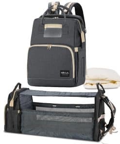 Mochila para Pañales de Bebé HappyLuoka, Bolsa para Bebés