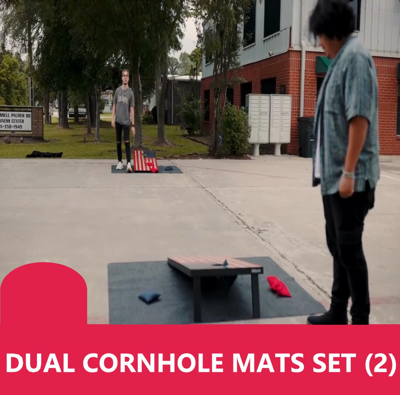 2 Tapetes de Cornhole Evitan que el Tablero de Cornhole se - Imagen 5