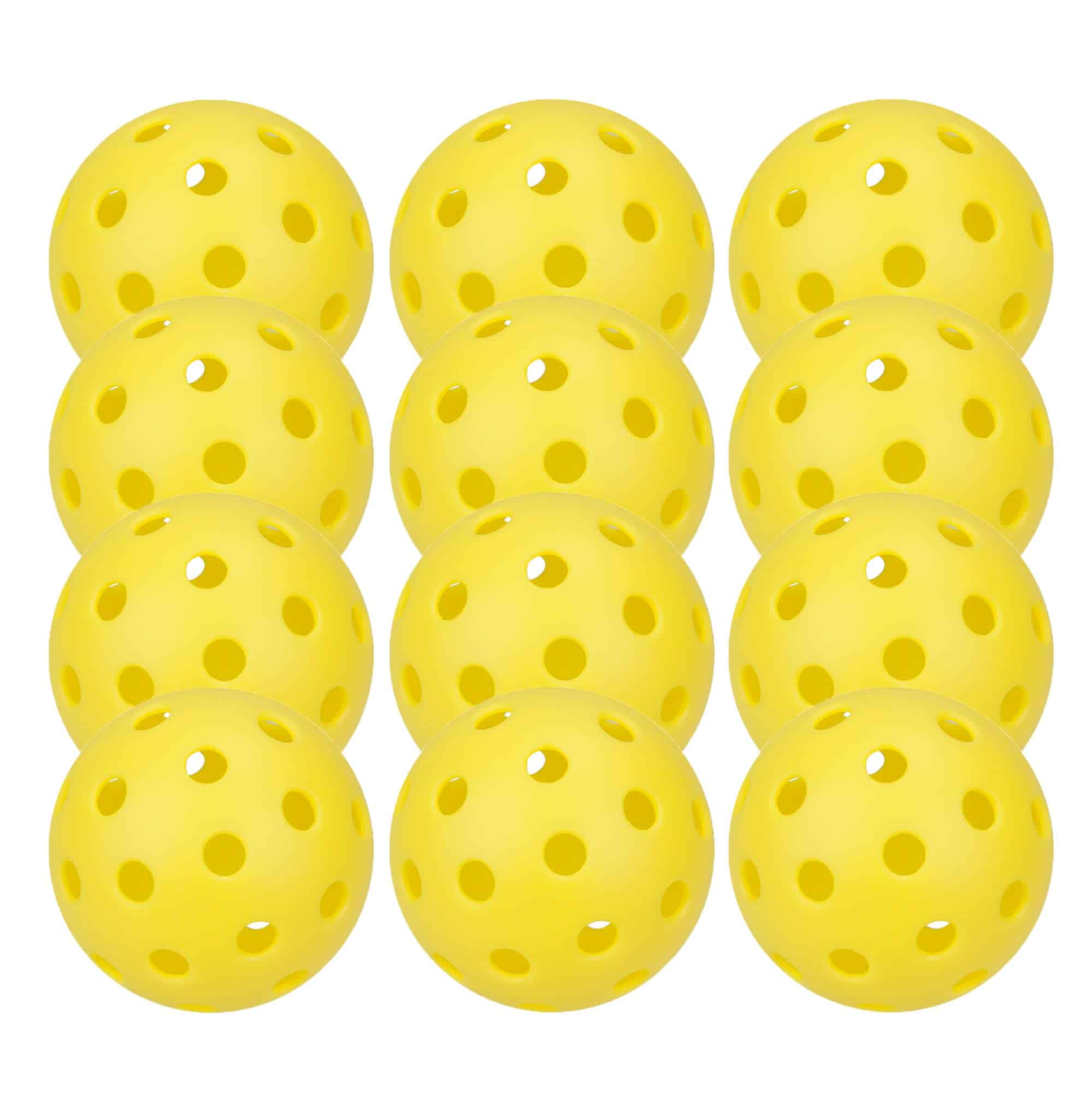 Hofimeta 12 Pack 40 Bolas de Pickleball para Práctica para