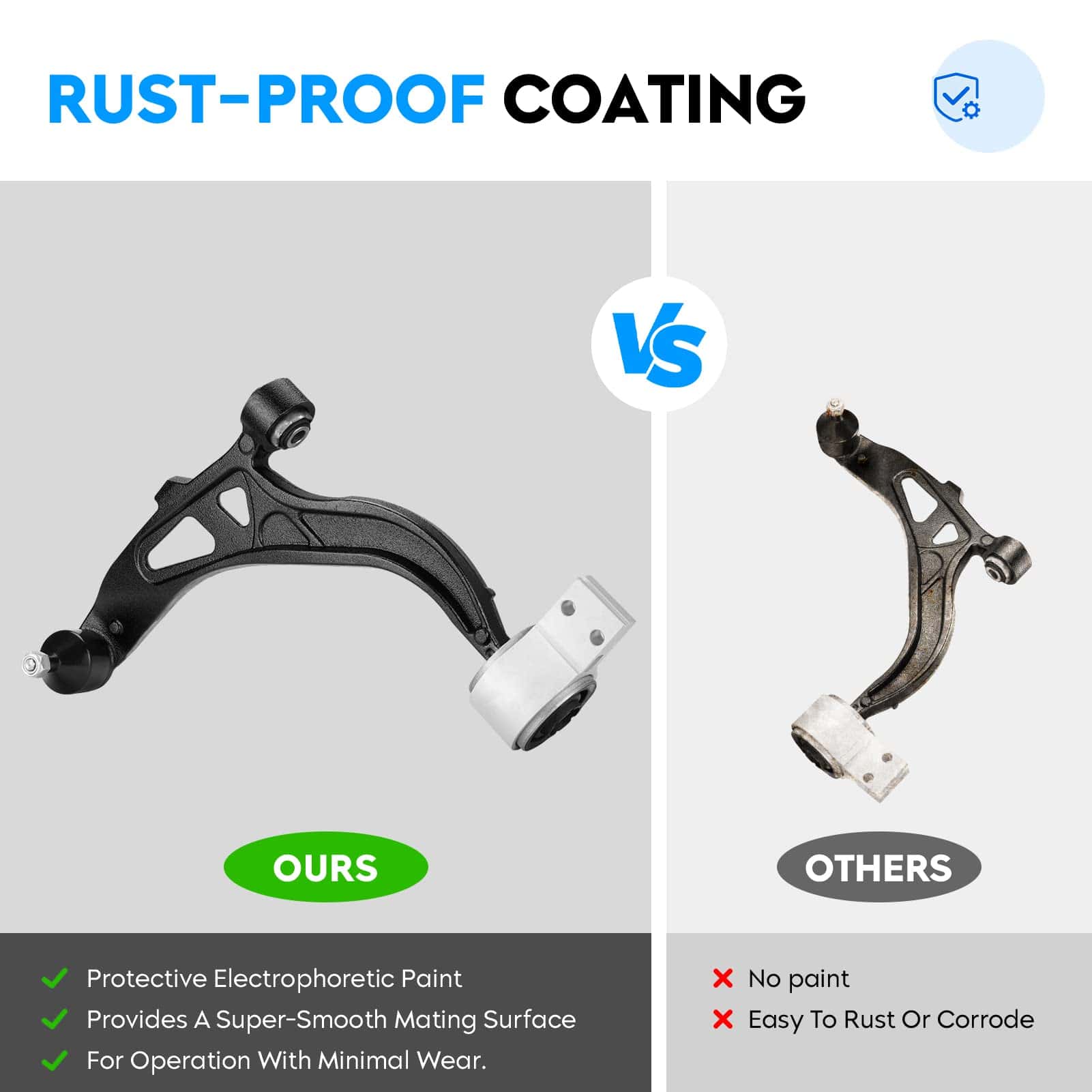 Brazo de control inferior izquierdo delantero para Ford - Imagen 4