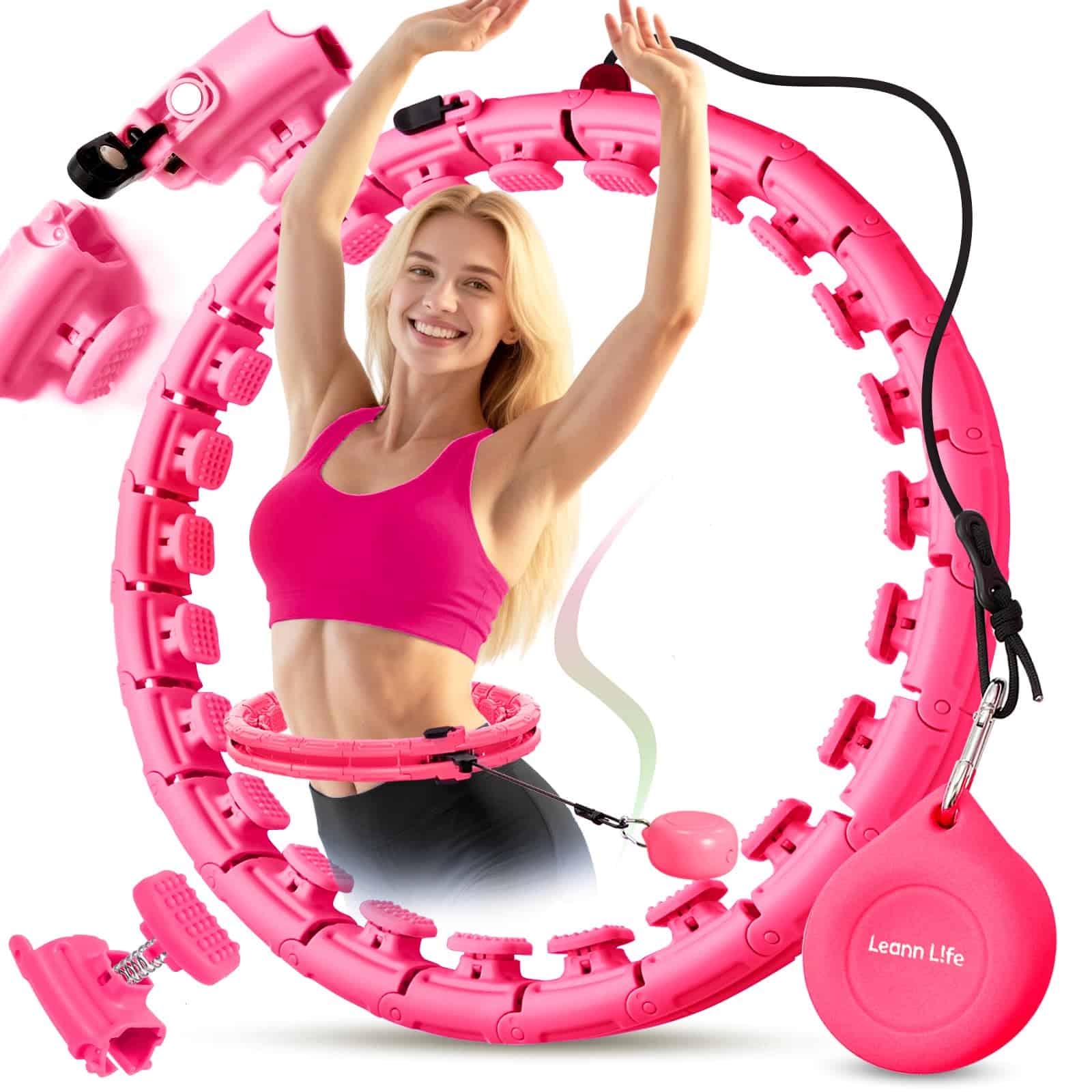 Leann L!fe U1-30 Aros de cintura magnética con peso