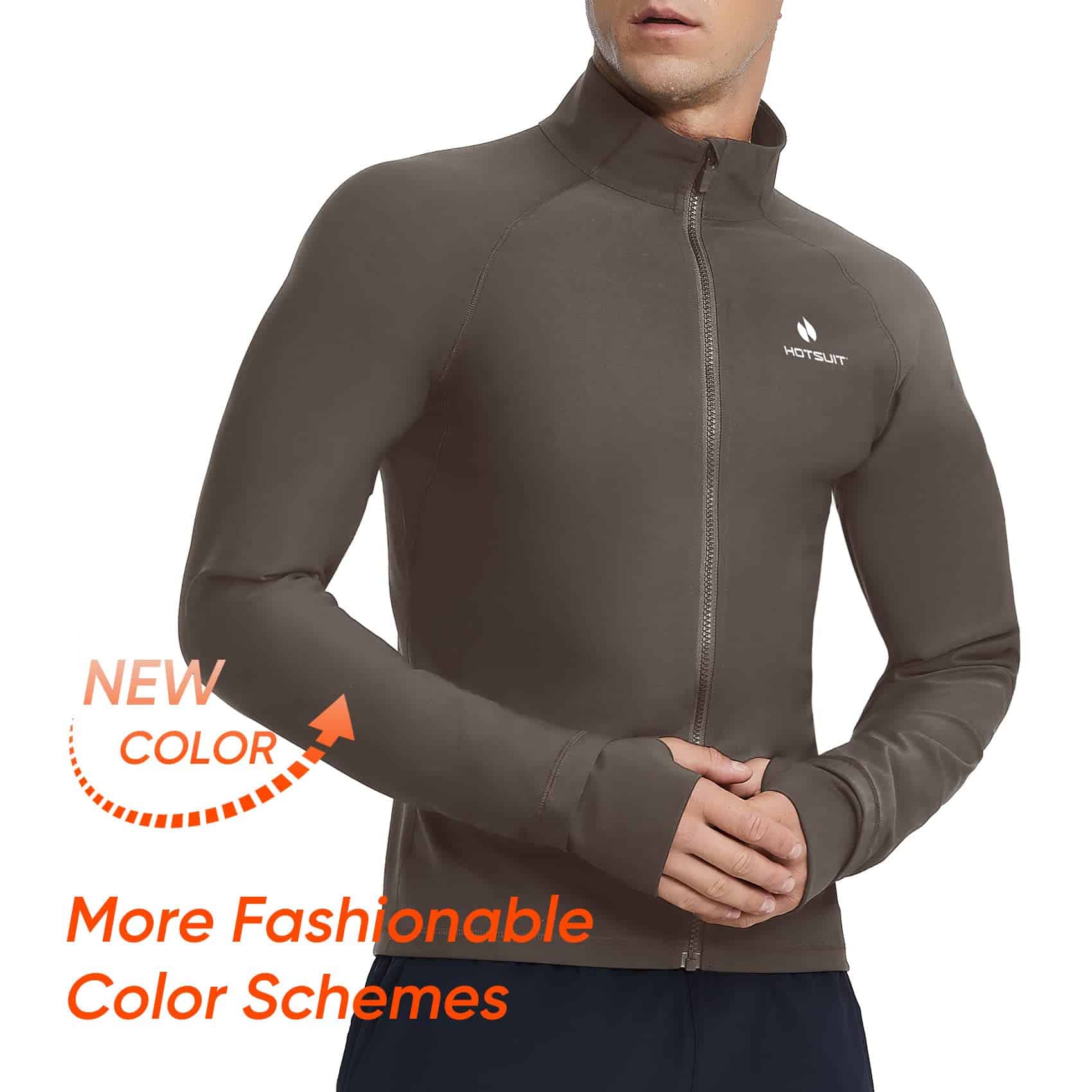 Traje de Sauna HOTSUIT para Hombre Sauna Sudadera de Manga - Imagen 7