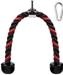 AWEFRANK Deluxe Tricep Rope Pull Down Cable, 27 & 36