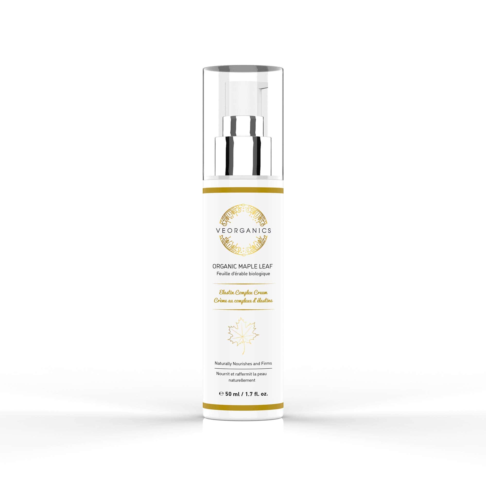 Crema de Complejo de Elastina de Hoja de Arce Orgánica