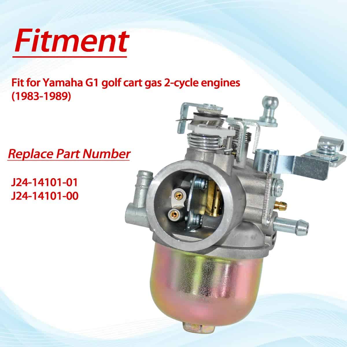 Carburador JDLLONG J24-14101-00 J24-14101-01 para Carrito - Imagen 5