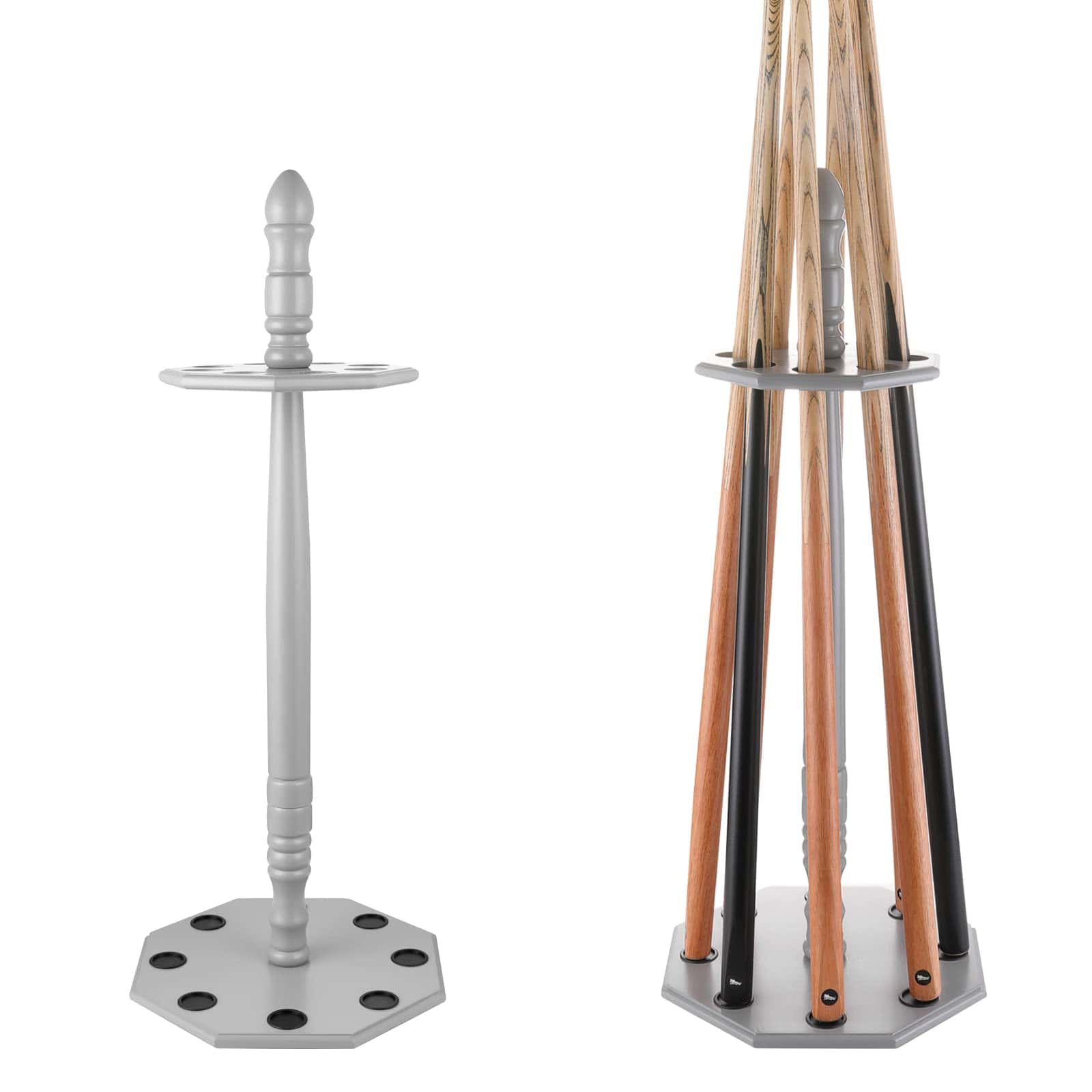 Soporte para Palos de Billar HMQQ con Diseño Octogonal,