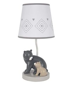 Lámpara de guardería Lambs & Ivy Woodland Forest Gray Bears