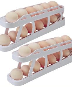 Porta huevos para refrigerador HAHOME, Dispensador de