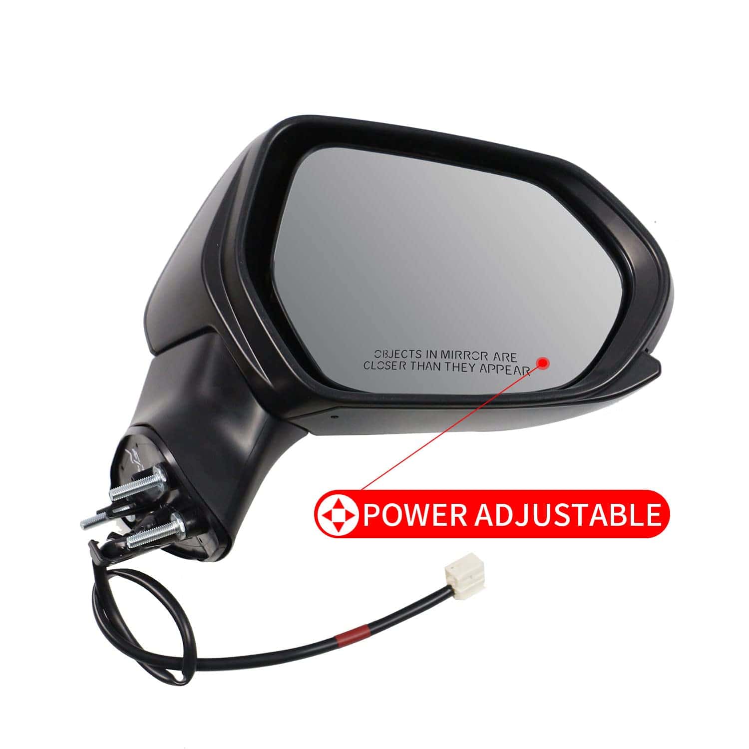 Espejo lateral del lado del pasajero de Marretoo para - Imagen 4