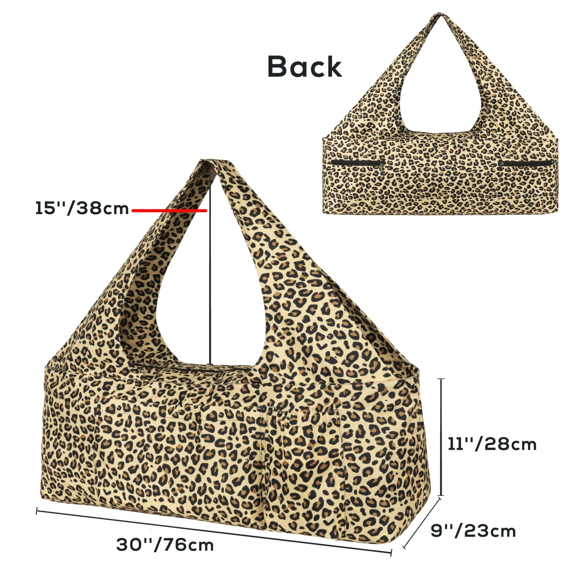 Bolsa de yoga BagYG - Grande con Correa, Cremallera y - Imagen 3