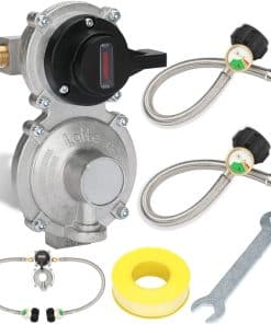 Regulador de propano de cambio de 2 etapas con dos